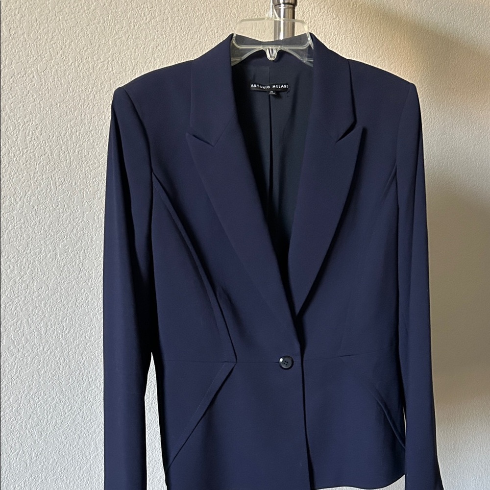 ANTONIO MELANI Women's Navy Blazer